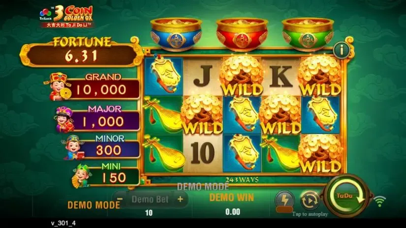 3 Coin Golden Ox