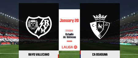 Rayo Vallecano vs CA Osasuna: Pronóstico y Predicción Detallada para el Partido del 24 de Enero de 2026 (3 Claves)