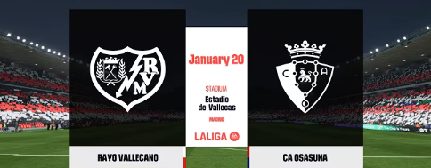 Rayo Vallecano vs CA Osasuna
