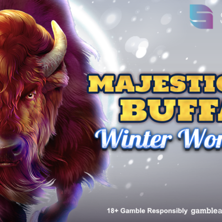 Majestic Wild Buffalo Winter Wonderland