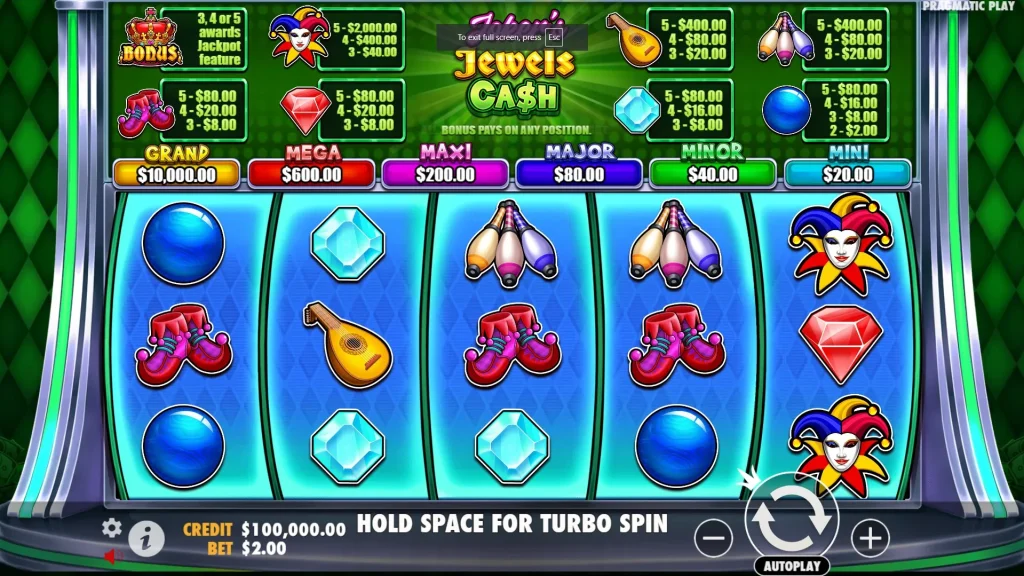 Joker's Jewels Cash
