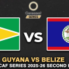 Guyana vs Belize: Predicción 2026 del Amistoso Internacional – Análisis y Marcador Esperado