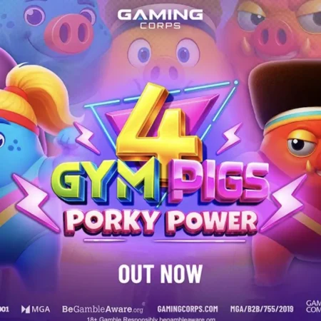4 Gym Pigs: Porky Power – Tragamonedas de Culturismo Porcino con Giros Gratis