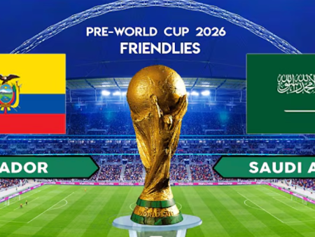 Ecuador vs Arabia Saudita