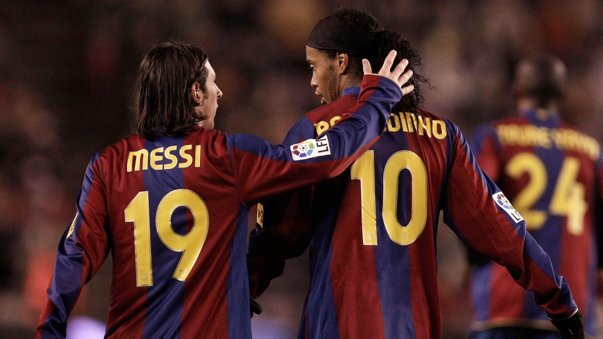 Lamine Yamal celebrando un gol con el Barcelona