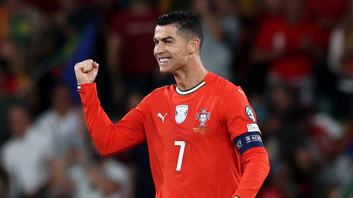 Cristiano Ronaldo con la camiseta de Portugal