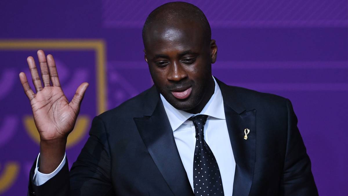 Yaya Touré durante un partido con el Manchester City
