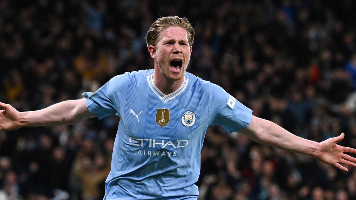 Kevin De Bruyne con la camiseta del Manchester City