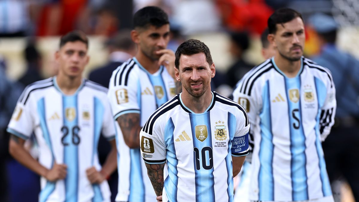 Lionel Scaloni en el banquillo argentino tras perder la final del Mundial 2026