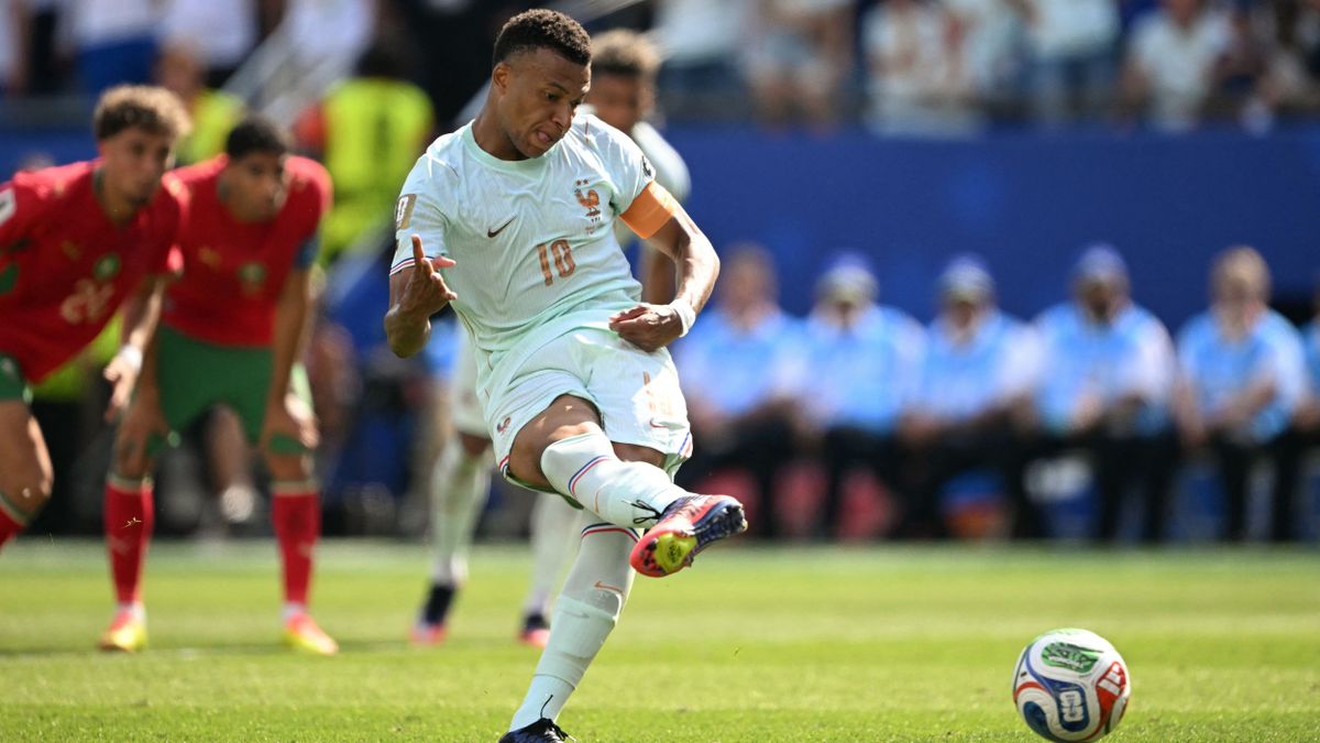 Mbappé tras fallar el penal contra Marruecos