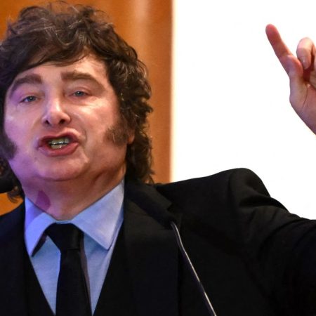 Javier Milei presidente de Argentina previo a la final del Mundial 2026