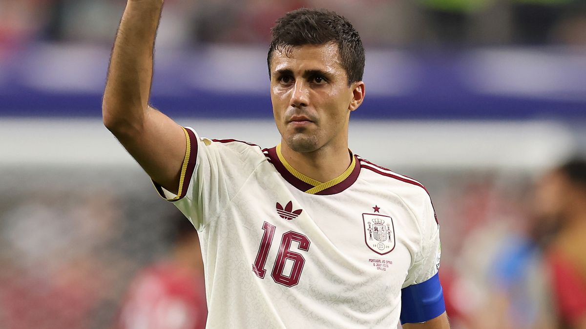 Rodri y Bernardo Silva durante el España vs Portugal en el Mundial 2026