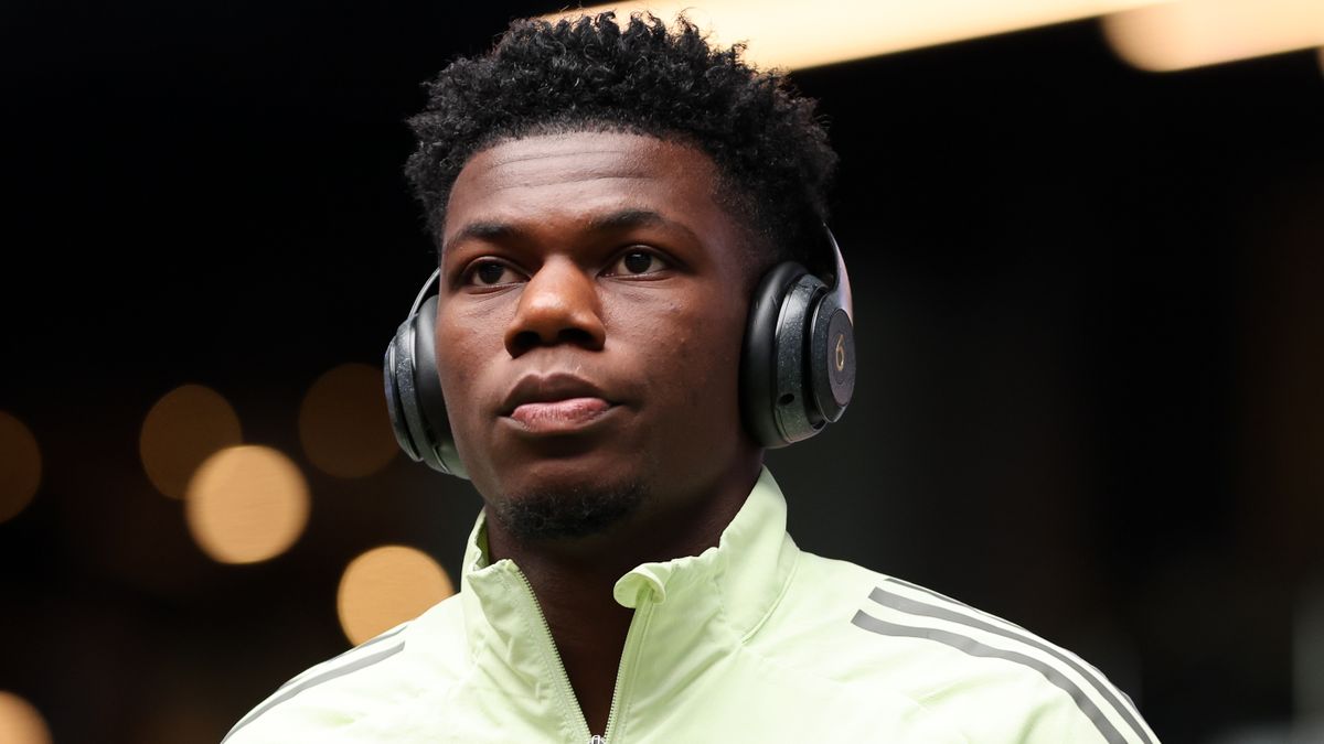 Aurelien Tchouaméni con la camiseta del Real Madrid