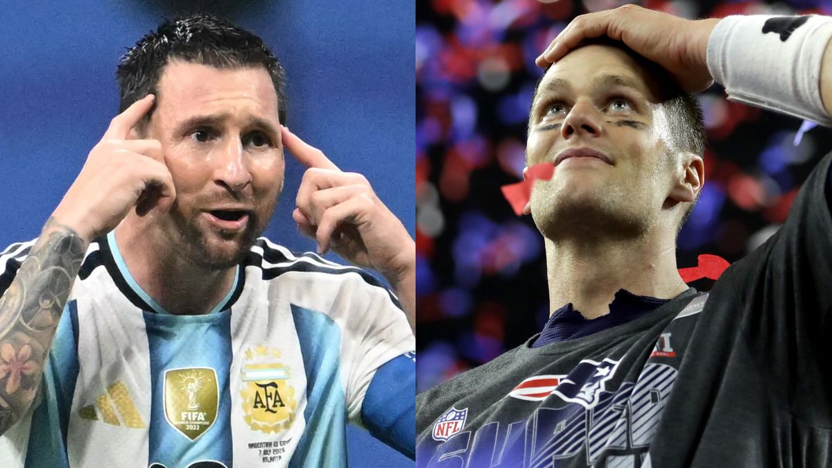 Tom Brady comparando la remontada de Messi con el Super Bowl LI