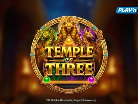 Temple of Three de Play’n GO: Tragamodelsa Egipcia 3 Carretes con Bastet · Ra · Anubis y Hold’n Spin