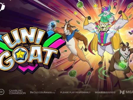 Unigoat de Play’n GO: Tragamodelsa de Cabras Superhéroes con Goatening, Power Rings y Multiplicadores