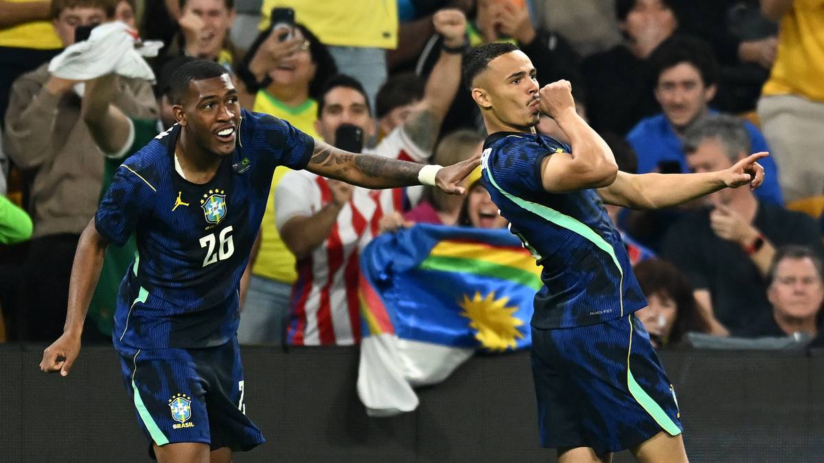 Vanderson marca el primer gol de Brasil ante Australia