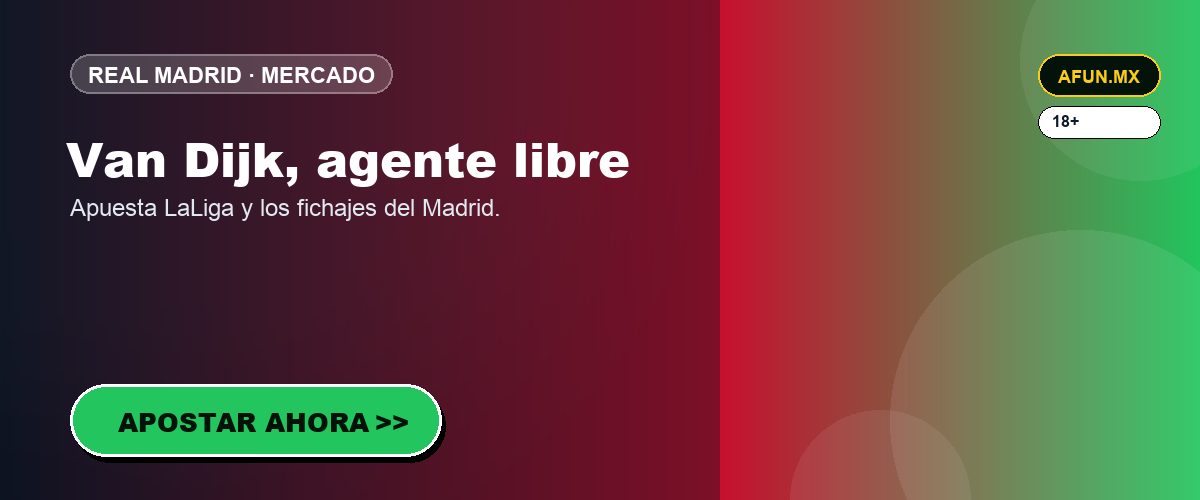 Banner CTA: apuesta los fichajes del Real Madrid en afun.mx
