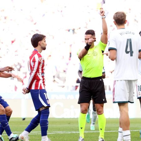 Calificaciones del Real Madrid en el derbi: la roja de Huijsen (2) y un Bellingham perdido (5)