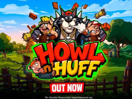Howl N Huff de DEGEN Studios: Tragamodelsa Cluster Pays Inspirada en los Tres Cerditos y el Lobo
