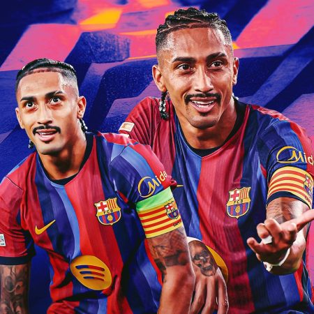 Raphinha se viste de R9: el Barça olvida a Julián Álvarez con 33 goles en 7 partidos