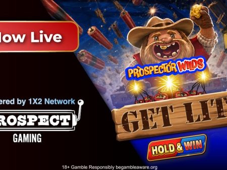 Prospector Wilds: Get Lit de Prospect Gaming: TNT multiplica monedas hasta 5,500x en la mina