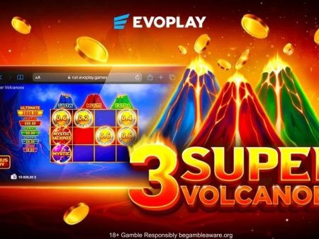 3 Super Volcanoes de Evoplay: tres boosters y un jackpot de 2,000x