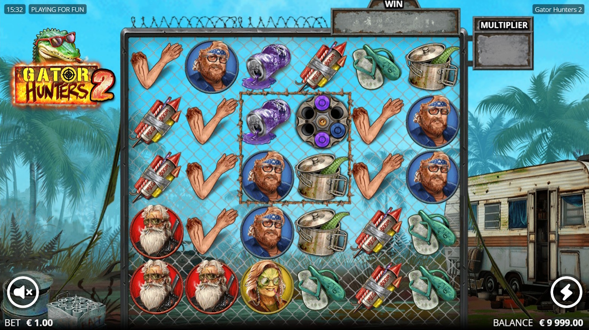 Juego base de Gator Hunters 2 de Nolimit City