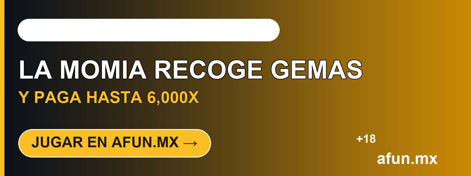 Banner CTA: Wrappin' More Gold en afun.mx
