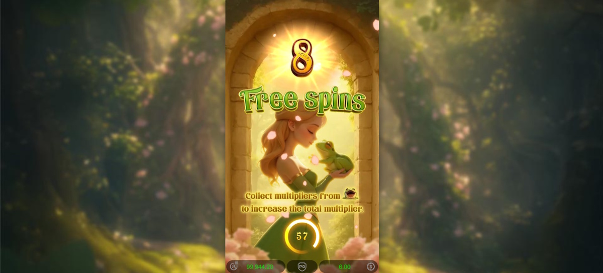 Tiradas gratis en Grimms' Bounty Princess & the Frog