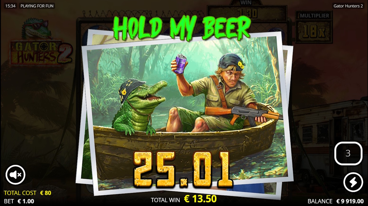 Premio en Gator Hunters 2