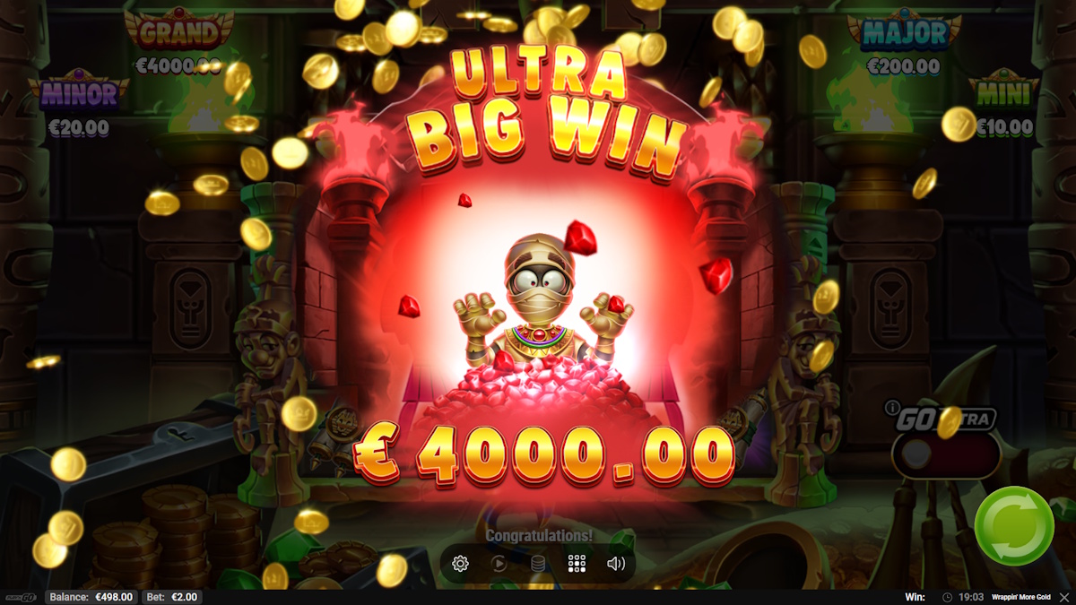 Gran premio en Wrappin' More Gold