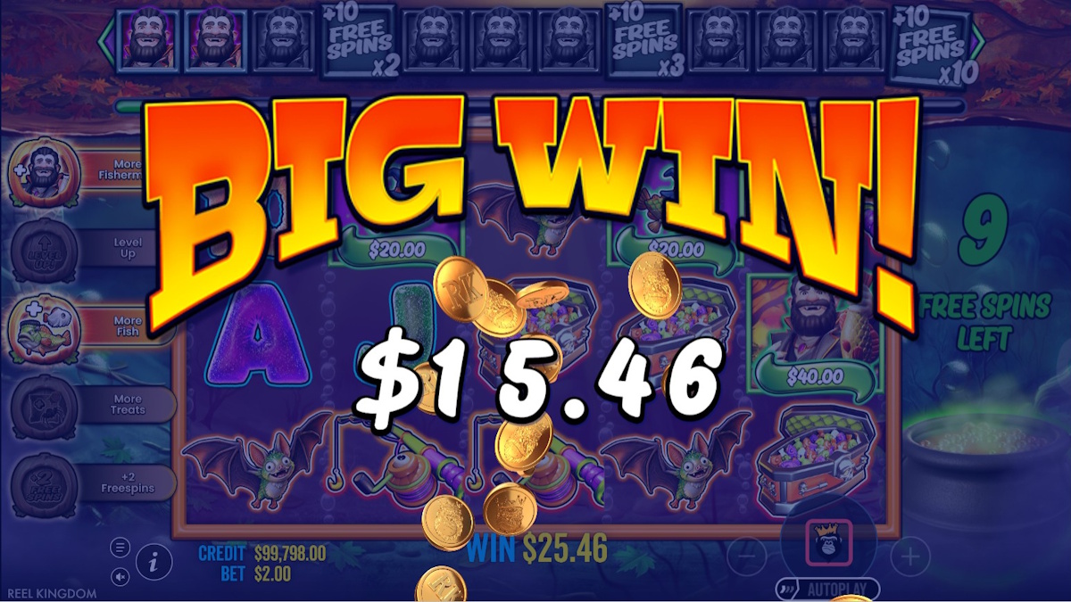 Gran premio en Big Bass Halloween Splash 1000